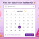 Datum plannen