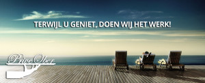 Terwijl u geniet, doen wij het werk!
